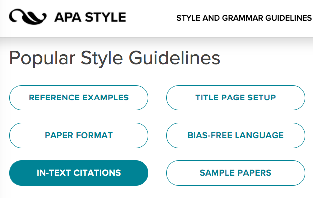 APA Citation Style Guide