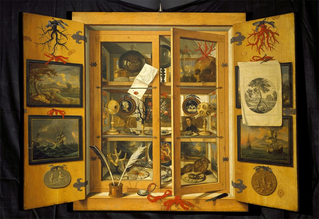  Domenico Remps. Cabinet of Curiosities. Second half of the 17th century