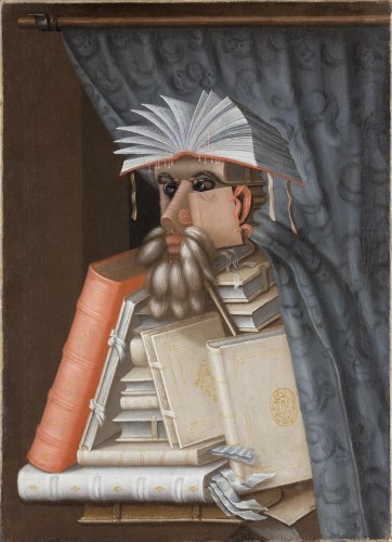 The Librarian by Guiseppe Arcimboldo